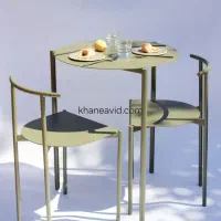 میز و صندلی فلزی مدل سارن