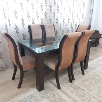 ست کامل مبل و میز ناهارخوری|مبلمان خانگی و میز عسلی|قم, باغ شریفی|دیوار