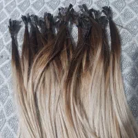 موی طبیعی اکستنشن.