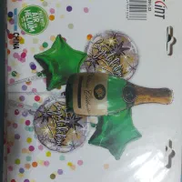 تعدادی بادکنک فویلی یکجا