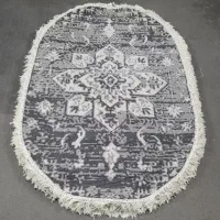 گلیم بیضی طرح پتینه