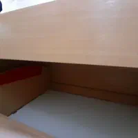 تخت دوطبقه ام دی اف|تخت و سرویس خواب|تهران, دهقان|دیوار