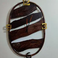 ساعت چوب روستیک