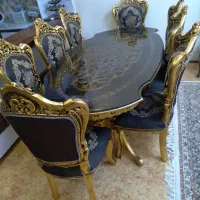 میز نهار خوری ۸ نفره|میز و صندلی غذاخوری|تربت‌حیدریه, باغ سلطانی|دیوار