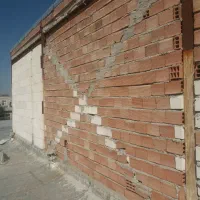 بنایی دیوار چینی با سفال بلوک و ساروج