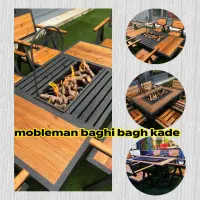 میزو صندلی باغی/میز آتشدان /دوکاره