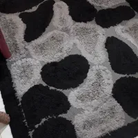 فرش طوسی مشکی