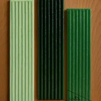 کاشی سرامیک دست ساز مدل مترویی شیار دار