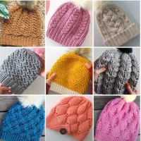 ست شال وکلاه بافتنی برای زمستان