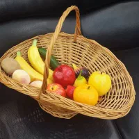 دو عدد سبد حصیری|صنایع دستی و سایر لوازم تزئینی|رشت, کاکتوس|دیوار