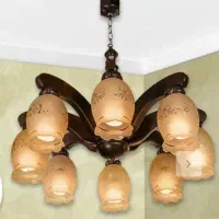 لوستر چوبی