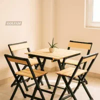 میز و صندلی تاشو گُلفام (با ارسال رایگان)