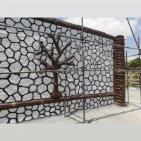 پلاستر سوله دامداری مرغدار دیوار . نما طرح سنگ چوب|خدمات پیشه و مهارت|شهرکرد, |دیوار