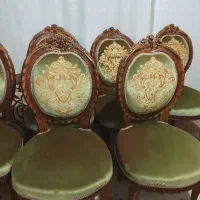 صندلی سلطنتی قدیمی تعداد ۷عددمناسب میز ناهار خوری