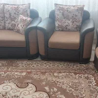یک دست مبل هفت نفره و میزنهارخوری ۶ نفره|مبلمان خانگی و میز عسلی|شیراز, شهرک والفجر|دیوار