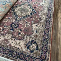 قالی صورتی نقشه قم|فرش|تهران, هروی|دیوار