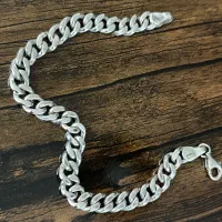 دستبند نقره کارتیه دست ساز با نقره پنبه (۹۲۴ عیار)