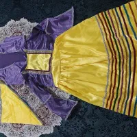 دو دست لباس محلی دوخته آماده سایز ۵تا ۷