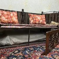 تخت سنتی چوبی دست ساز
