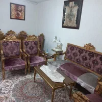 مبل استیل شیک ۷ نفره و میز غذا خوری ۸ نفره|مبلمان خانگی و میز عسلی|تهران, آهنگ|دیوار