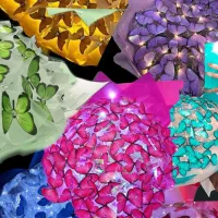 دسته گل پروانه شیک کادویی