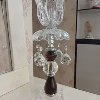 شمعدانی شیشه ای یک عدد