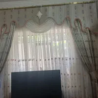 پرده کاملا سالم و نو|پرده، رانر، رومیزی|یاسوج, |دیوار