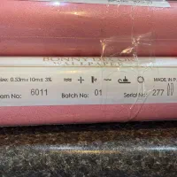 کاغذ دیواری صورتی ساده