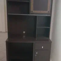 میز تحریر ام دی اف به همراه کتابخانه