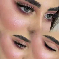 آموزش واجرا میکاپ شینیون ناخن مژه کوتاهی فیبروز