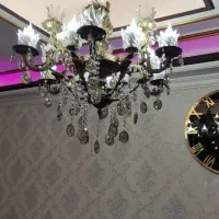 ۲عدد لوستر تمام برنز ۱۸شعله باهم ۳۰تومن