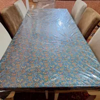 میز ناهارخوری ۸ نفره|میز و صندلی غذاخوری|دوگنبدان, |دیوار
