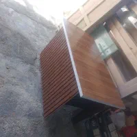 میز فلز رو صفحه چوب نما ترمووال