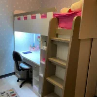 تخت و میز تحریر دوطبقه