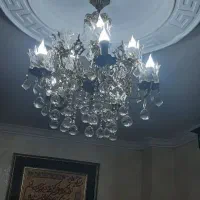 لوستر برنز ده شاخه .و دو عدد سقفی