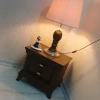 آباژور تمیز و شیک و چوبی فلز