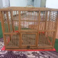 قفس پرنده چوبی