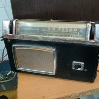 رادیو توشیبا قدیمی دهه ۵۰|کلکسیون اشیاء عتیقه|کبودرآهنگ, |دیوار