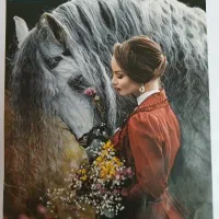 تابلو فرش نیمه بافت