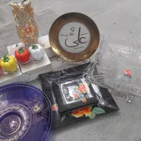 میوه خوری و نمکدان و گلدان