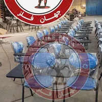 صندلی دانشجویی صدفی/محصلی دسته دار/دانش آموزی(آبی)|صندلی و نیمکت|رباط‌کریم, |دیوار