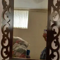 آینه قدی همراه با شلف درحد نو