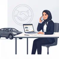 استخدام همکار خانم،فروش خودرو