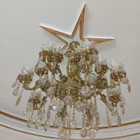 لوستر برنجی ۸شاخه