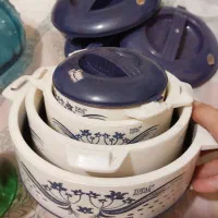 قابلمه در دار، ظرف شیشه ای