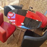 میز و صندلی ناهارخوری و مناسب کافه و بستنی فروشی|میز و صندلی غذاخوری|شوش, |دیوار