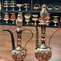 گلاب پاش مسی نقره کوب برای دکور و استفاده