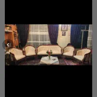 مبل 7نفره چوب گردو