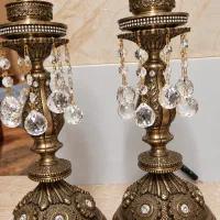 شمعدون برنز عتیقه