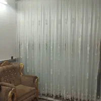 پرده ترک گل مخمل پنل دوزی